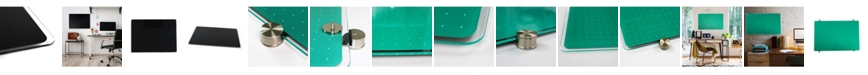 Floortex Viztex Glacier Magnetic Glass Dry Erase Board